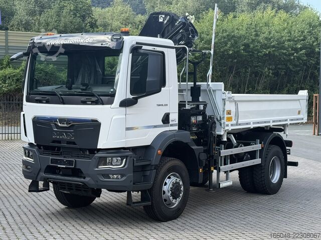 Tipper med kran MAN TGM 18.320 MAN TGM 18.320 4x4 BB EuromixMTP Hia...