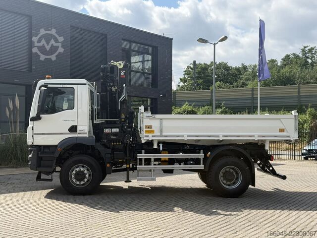 Tipper med kran MAN TGM 18.320 MAN TGM 18.320 4x4 BB EuromixMTP Hia...
