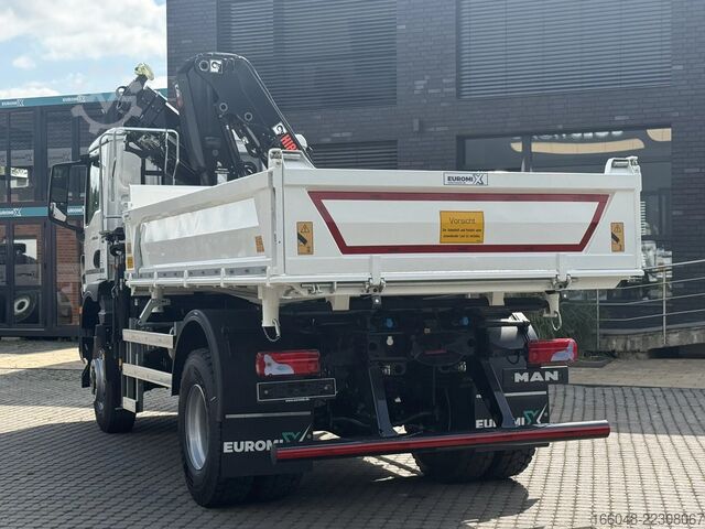 Tipper med kran MAN TGM 18.320 MAN TGM 18.320 4x4 BB EuromixMTP Hia...