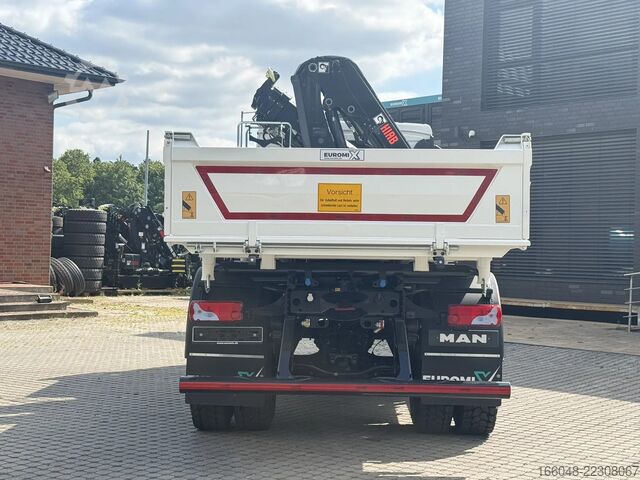Tipper med kran MAN TGM 18.320 MAN TGM 18.320 4x4 BB EuromixMTP Hia...