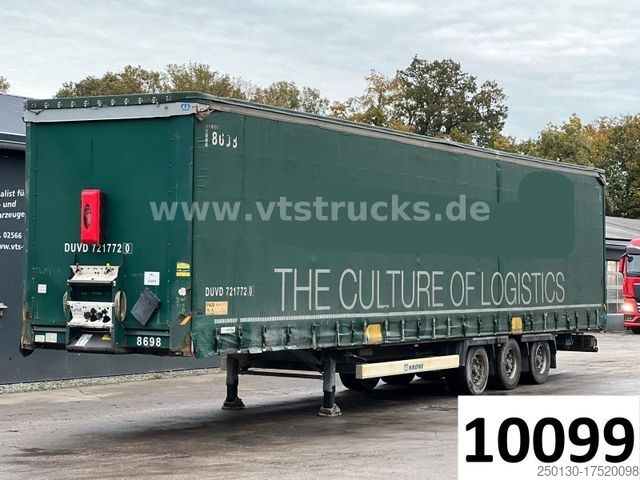 Semirremolque abierto con toldo KRONE SD Pritsche + Plane Edscha-Verdeck