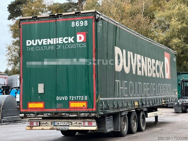 Semirremolque abierto con toldo KRONE SD Pritsche + Plane Edscha-Verdeck