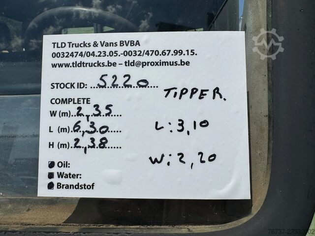 Самосвал Mercedes-Benz Vario 815 **BENNE-TIPPER-BELGIAN ORIGINE****