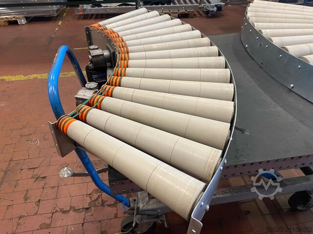 สายพานลำเลียงลูกกลิ้ง Soco System 90 Grad Rollenbahnkurve