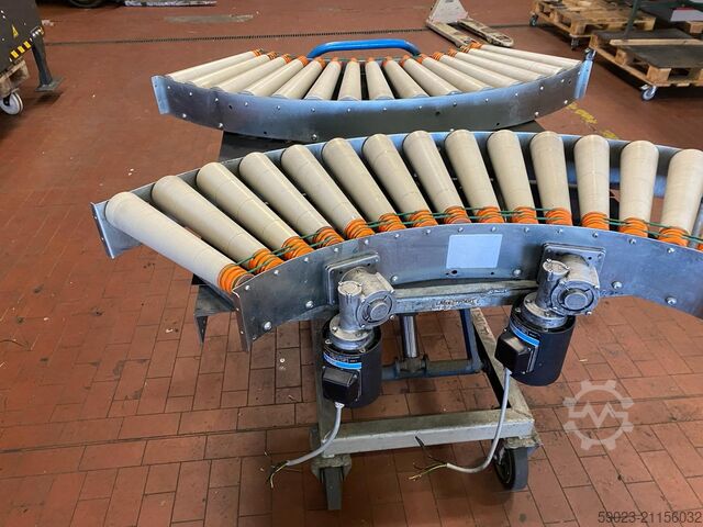 สายพานลำเลียงลูกกลิ้ง Soco System 90 Grad Rollenbahnkurve