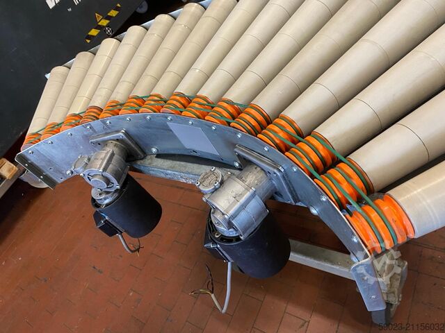 สายพานลำเลียงลูกกลิ้ง Soco System 90 Grad Rollenbahnkurve