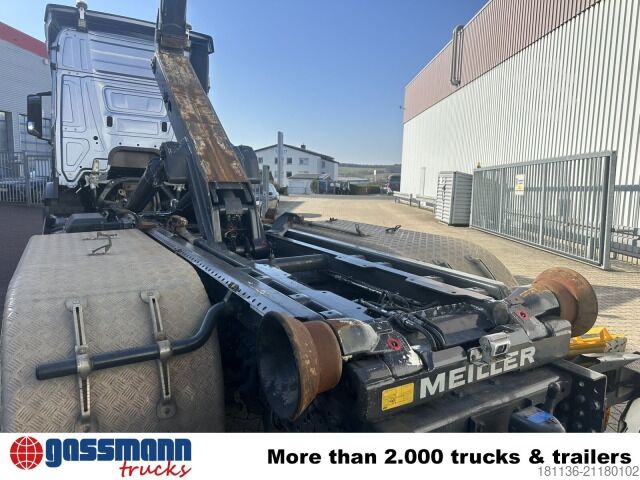 کامیون کمپرسی با جرثقیل قلابی Mercedes-Benz Actros 2548 L 6x2, Liftachse, Retarder, Navi,