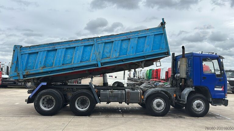 3-sānu pašizgāzējs Volvo FL 12.380 (8X4 /STEEL SUSP. / BOITE MANUELLE / ...