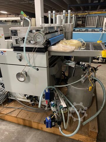 Roll coating machine Auftragswalze Bürkle