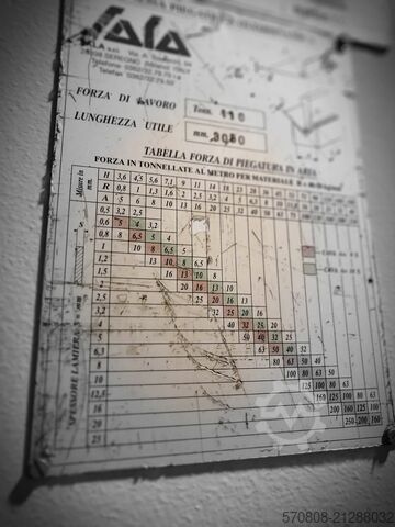 SALA press brake 3000 x 110 ton SALA 3000 X 100 CN