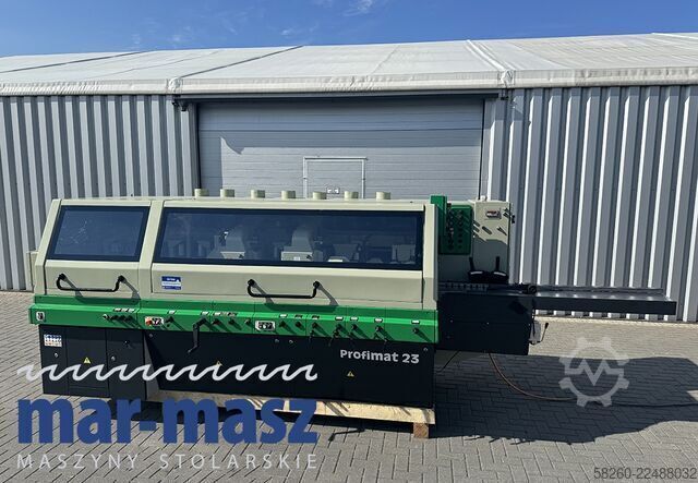 Plaina de 4 faces com 7 cabeças WEINIG PROFIMAT 23