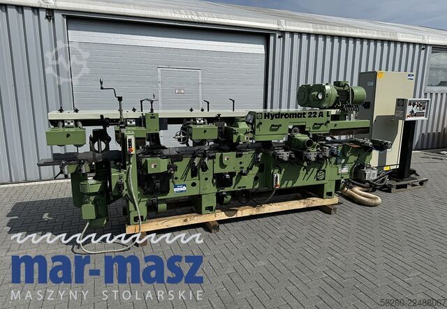 Četvorostrana blanjalica sa 8 glava WEINIG Hydromat 22 AL z podajnikiem