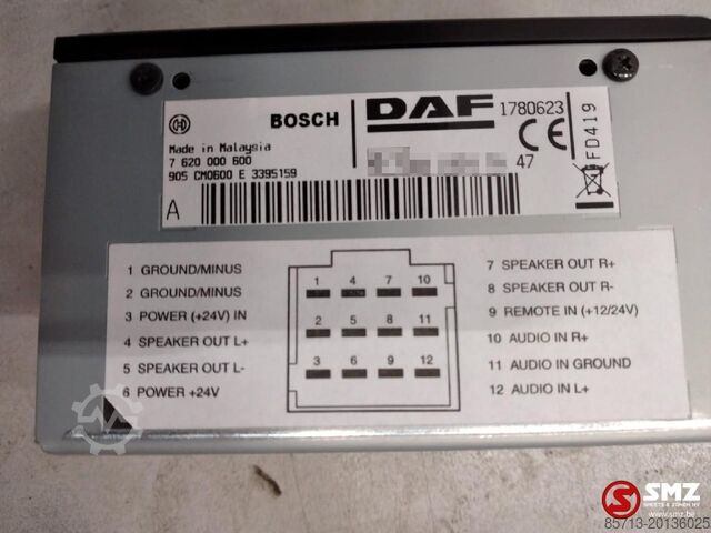 Engine management Daf Occ versterker geluidsinstallatie DAF CF,XF