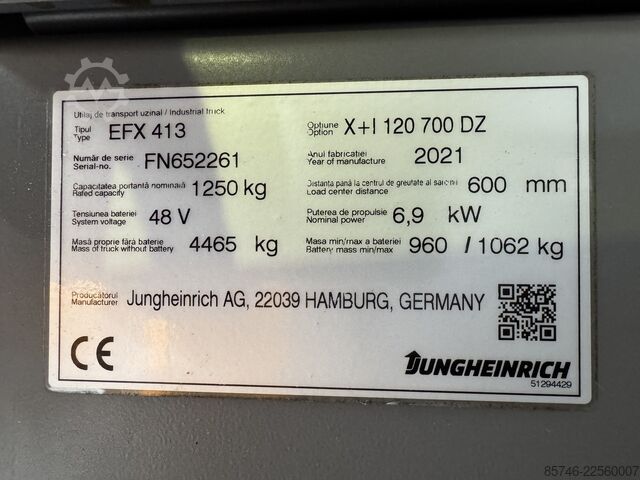 EFX 413 X + i * s navádzaním po drôte !! Triplex FFL !! JUNGHEINRICH EFX 413 X + i * with Wire !! Triplex FFL !!