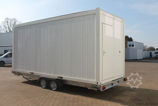 Të tjerët  20 ft. Pkw Containeranhänger mit neuem 20 ft. Bürocontainer
