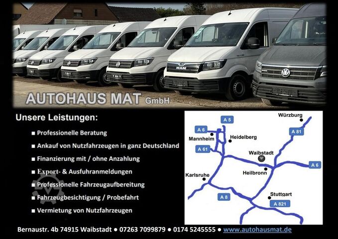 High top van VW Volkswagen CRAFTER MIXTO 2,0 TDI L3 H3 KLIMA KAM