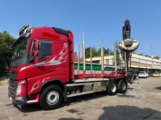 Transporteur de bois Volvo FH 540 6x4*Kurzholz*Epsilon M12Z*Glogger*Retarder