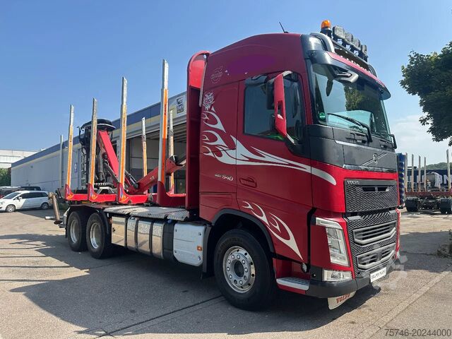 Transporteur de bois Volvo FH 540 6x4*Kurzholz*Epsilon M12Z*Glogger*Retarder