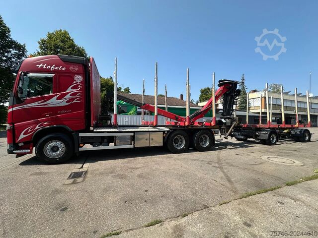 Faanyagszállító Volvo FH 540 FH540*6x4*Kurzholzzug*Epsilon M12Z*Glogg...