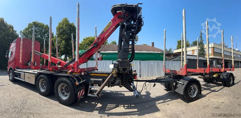 Faanyagszállító Volvo FH 540 FH540*6x4*Kurzholzzug*Epsilon M12Z*Glogg...