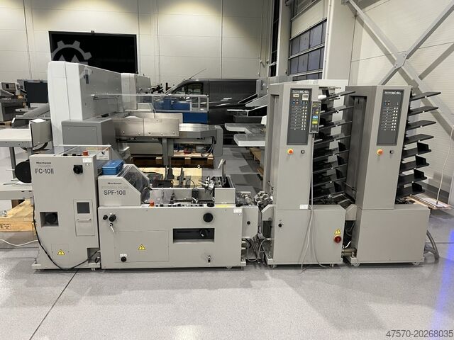 Thợ khâu yên ngựa Horizon MC-80a + MC80m + SPF-10II + FC-10II Booklet Making Line