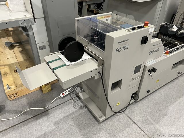 Thợ khâu yên ngựa Horizon MC-80a + MC80m + SPF-10II + FC-10II Booklet Making Line