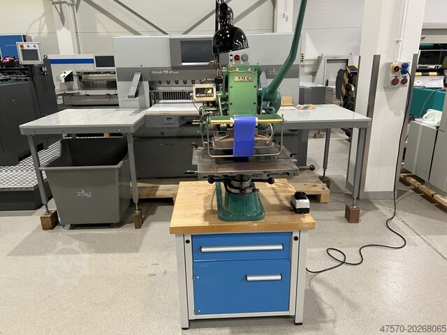 Presse de marquage à chaud Baier Geba Hot Stamping Press