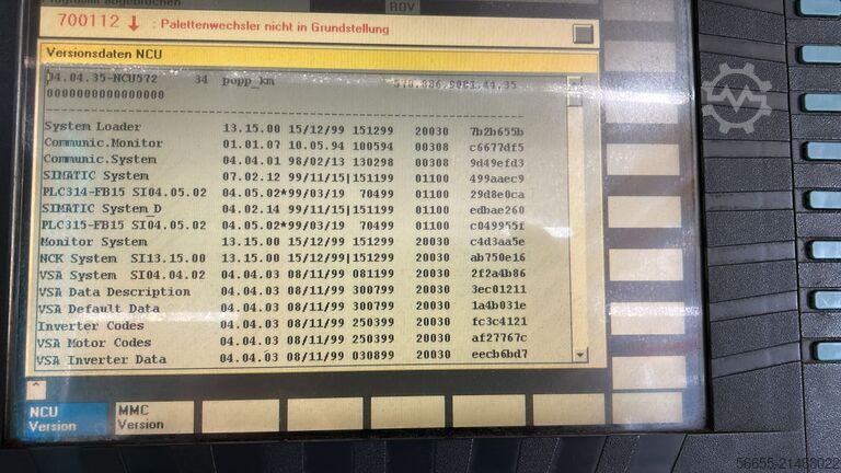 ऊर्ध्वाधर मशीनिंग केंद्र DMG DMC 80 H Hi-Dyn RS4