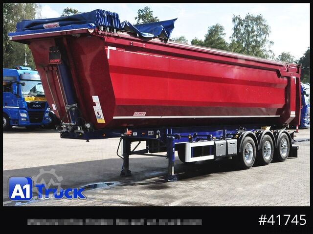 Polpriklopnik kiper KEMPF Hardox 50m³ 2 x Lift, Alu, Cramaro, hydrl. Klappe, 2x Rüttler