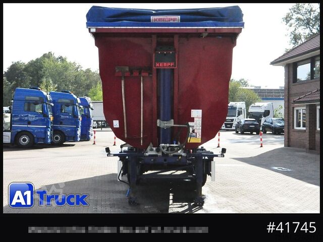 Polpriklopnik kiper KEMPF Hardox 50m³ 2 x Lift, Alu, Cramaro, hydrl. Klappe, 2x Rüttler