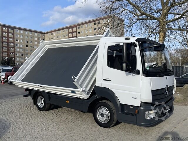 Billenőplatós furgon mercedes-benz Atego 816 Dreiseitenkipper Euro-6 1Hand*Klima*AHK*