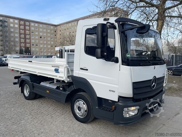 Billenőplatós furgon mercedes-benz Atego 816 Dreiseitenkipper Euro-6 1Hand*Klima*AHK*