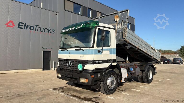3 pusių savivartis Mercedes-Benz Actros 1840 (LAMES / STEEL SUSPENSION / V6 / MP...