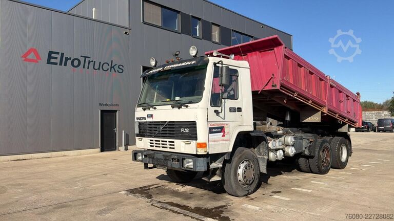 3 pusių savivartis Volvo FL 12 - 380 (6X6 / POMPE MANUELLE / GRANDES EJE...