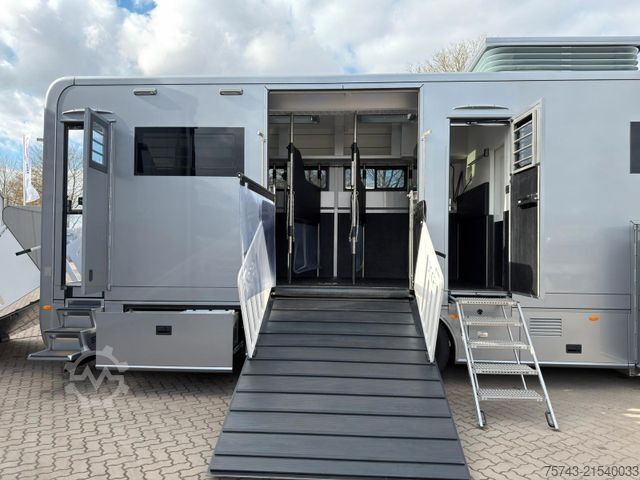 Camión para ganado MERCEDES-BENZ Actros 2651 STX Pop-Out, Pop-Up. u. Wohntrailer