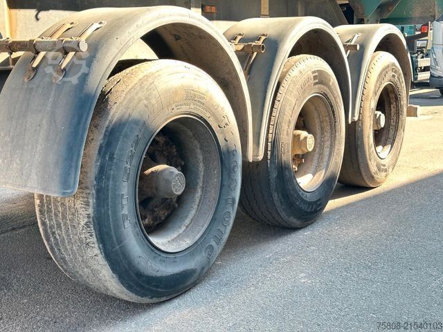 Tipper semitrailer LANGENDORF SKS-HS 24/28 Stahlmulde Liftachse