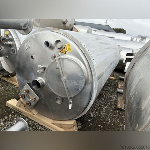 Cuve de mélange isolée de 5500 litres en acier inoxydable 304  S17380