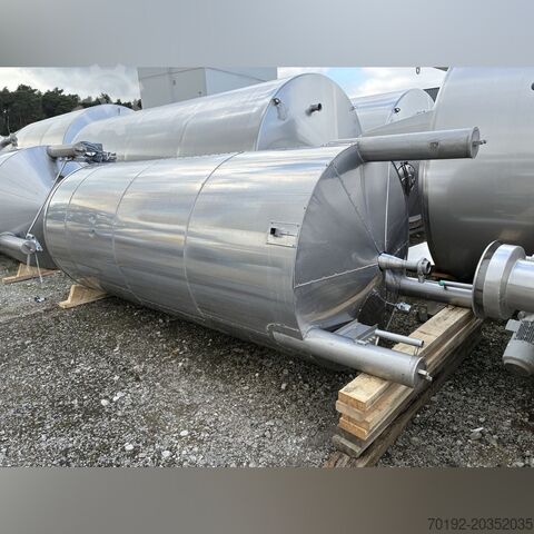 5100 liter insulated mixing tank made of stainless steel 304 with propeller agitator  S17375