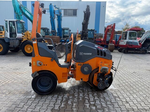 单钢轮压路机 HAMM HD12i VT Kombiwalze neues Modell