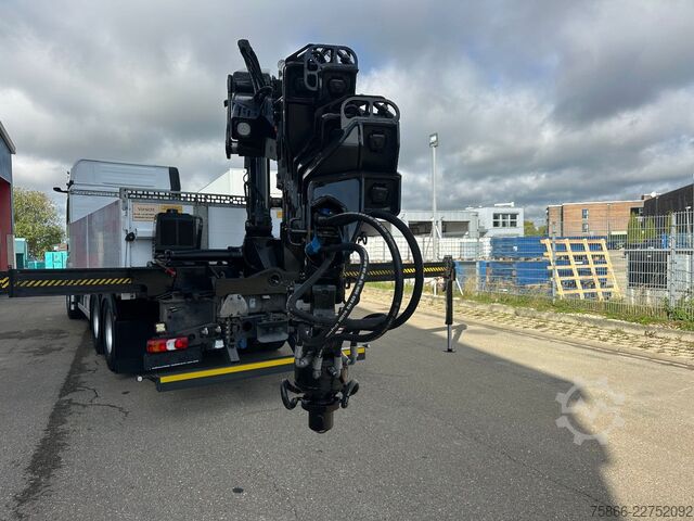 Flatbed truck MERCEDES-BENZ 2653 L 6x4 Actros 5 HiabXHipro232ES6 bis 16.90m