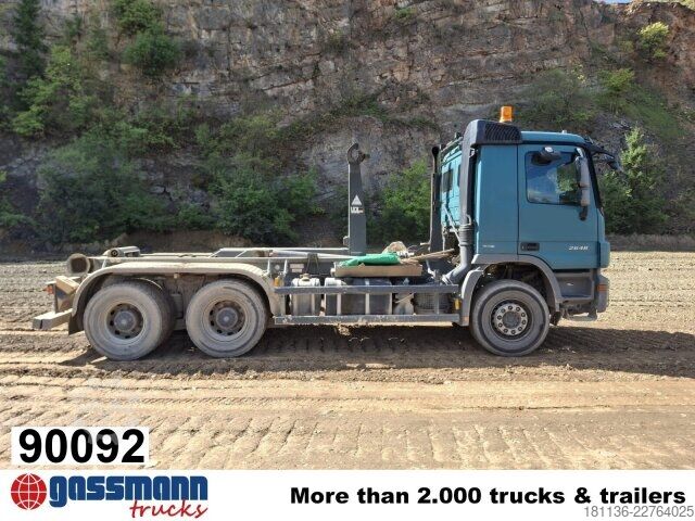 Camião porta-contentores de gancho Mercedes-Benz MP III 2646 LK 6x4 VDL Abillanlage S 21-550 bis 6
