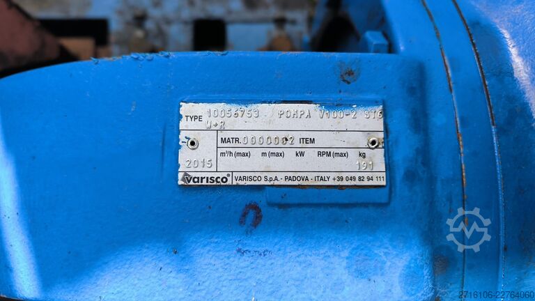 Schraubenspindelpumpe Varisco V100-2 ST4