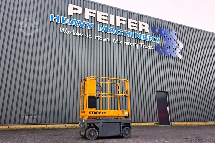 Wheel loader Haulotte Star 6 Electric, Non Marking Tyres, 5.8m Working H