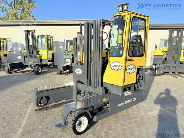 Dört yönlü forklift Combilift C3000 GAS TRIPLEX 4900 FREE LIFT CABIN