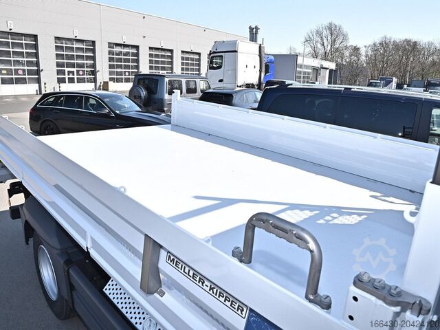 Van Mercedes-Benz Atego 821 K 4x2 Meiller TRIGENIUS 2x AHK Klima GSR