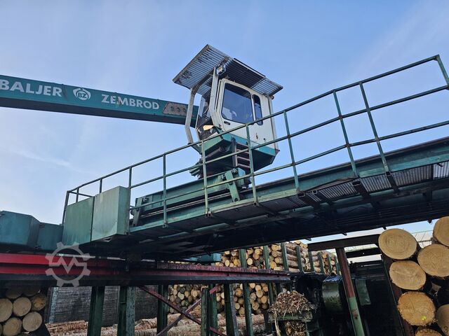 Log yard machinery Baljer & Zembrod Portalkran 10 Meter Spur