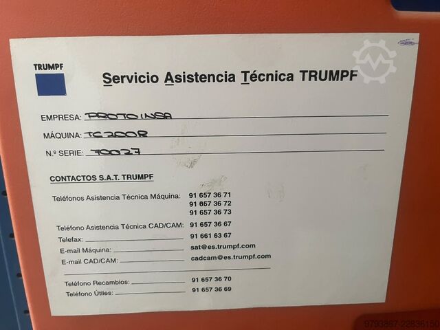 Punzonadora TRUMPF TRUMATIC 200