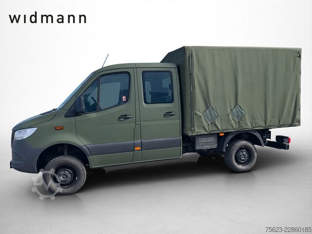 Curtain sider van Mercedes-Benz Sprinter 319 CDI DOKA Pritsche Plane Klima Tempomat