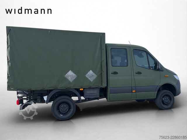 Curtain sider van Mercedes-Benz Sprinter 319 CDI DOKA Pritsche Plane Klima Tempomat