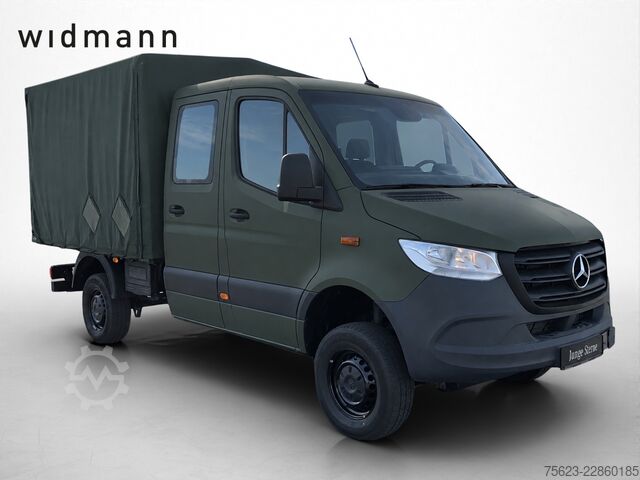 Curtain sider van Mercedes-Benz Sprinter 319 CDI DOKA Pritsche Plane Klima Tempomat